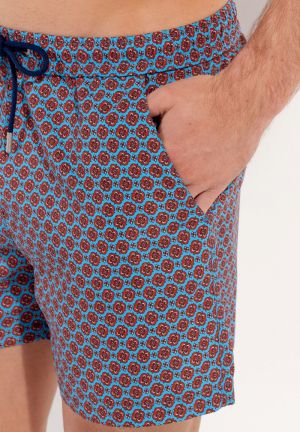 Anglet Turquoise print
